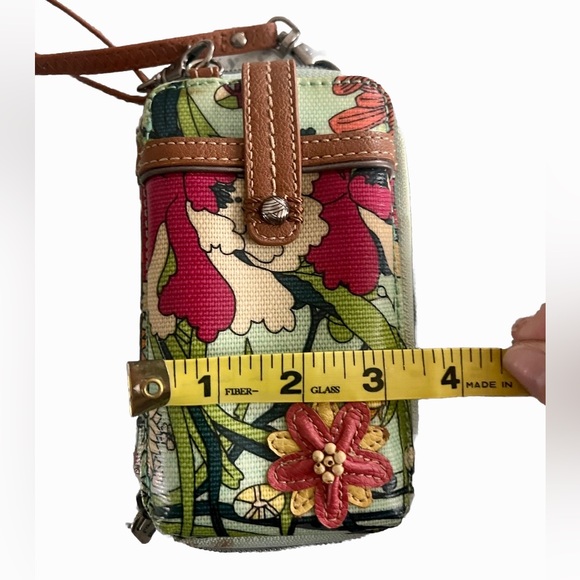 Sakroots Small Crossbody Wallet/Phone Floral Peace Purse EUC - Picture 5 of 11